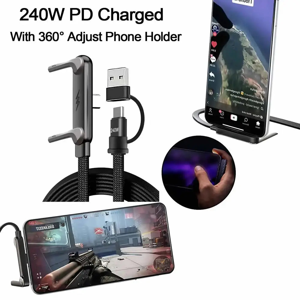 Dual-Power Charging Cable
